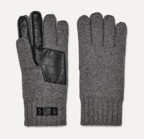 UGG® 公式【 ニット パーム パッチ グローブ|Knit Palm Patch Glove| 191459130179 | メンズ】アグ 公式サイト